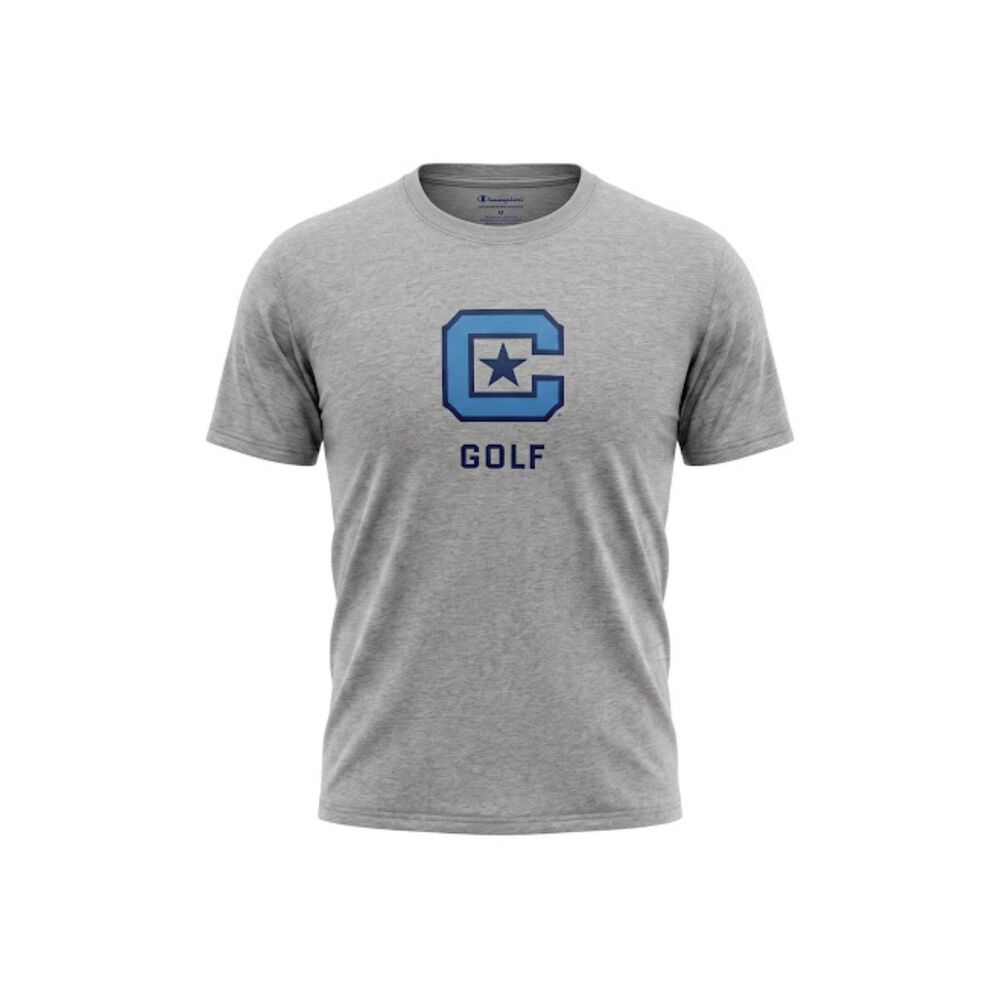 Champion C Golf Grey T-Shirt Size Large